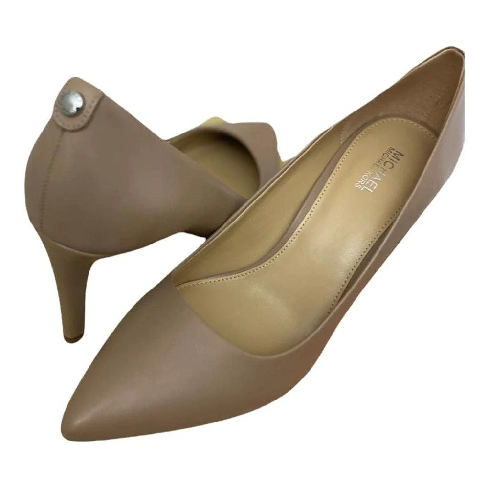 👢⭐MICHAEL KORS⭐👢 New in BOX Khaki Heel - Picture 4 of 6